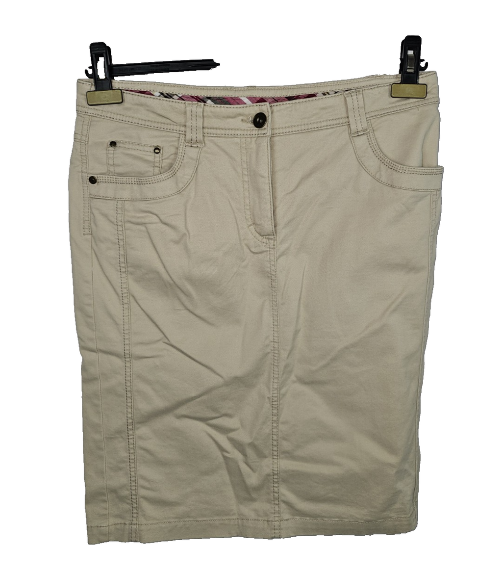 EK7821 Damen Rock von C&A, beige, Gr.380