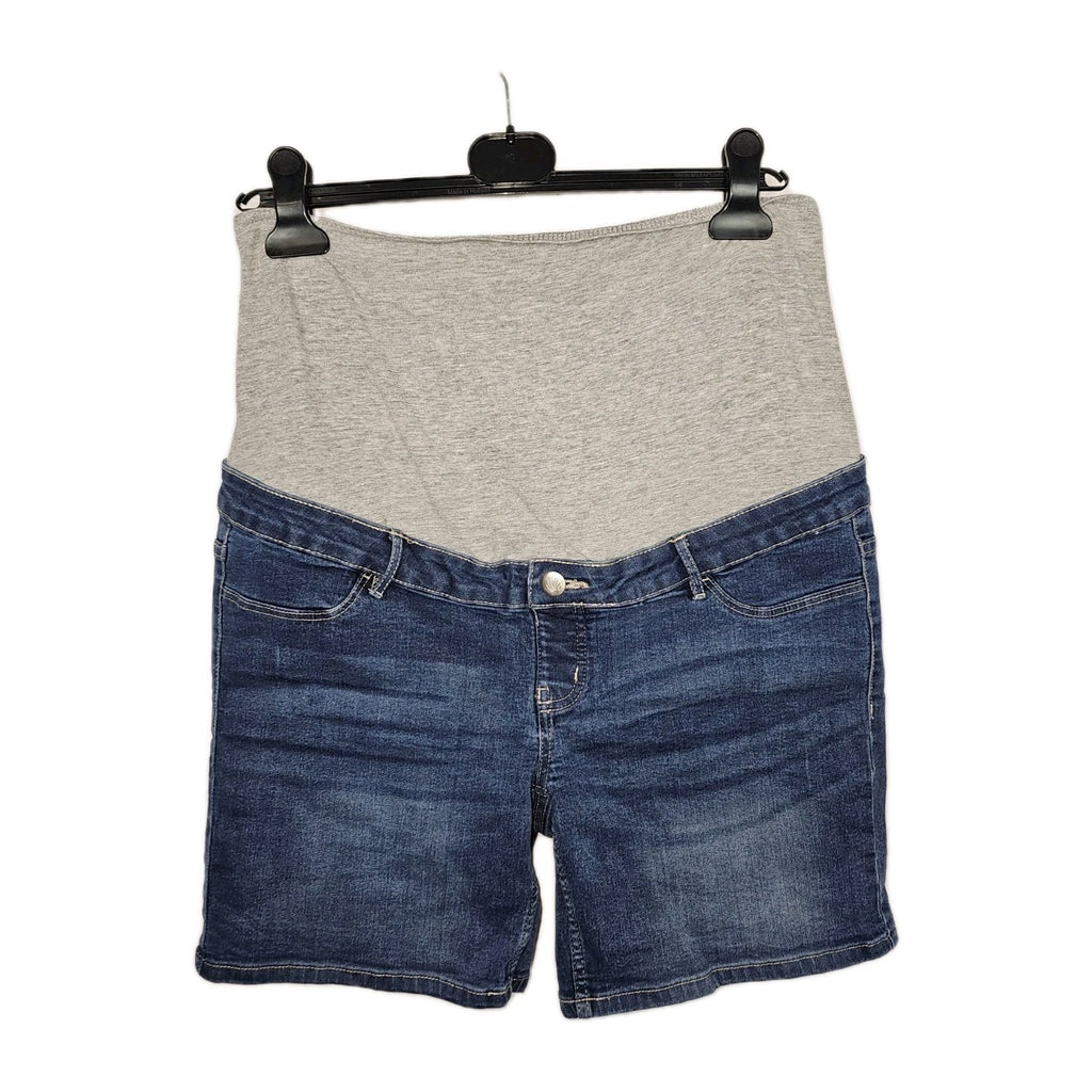 EK1716 Damen Umstandshose / Shorts von Esmara, blau, Gr.46 0