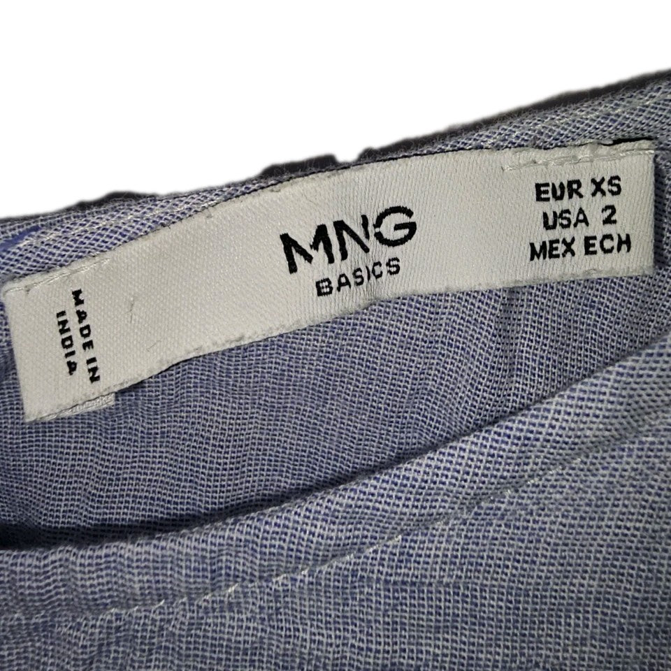 EK11074 Damen Trägershirt von Mango, Blau, Gr. XS1