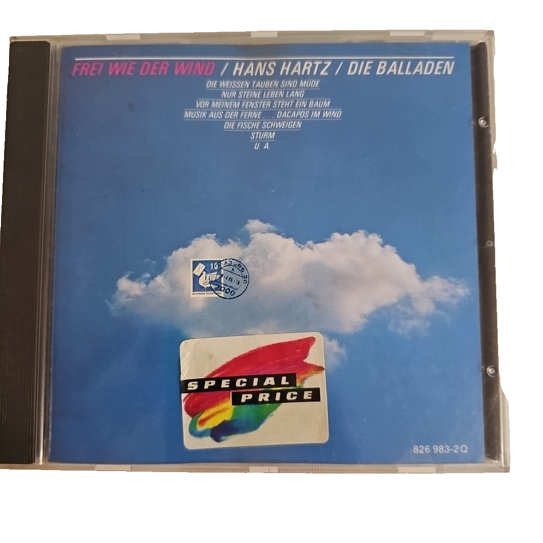 EB3172 Frei Wie Der Wind (Die Balladen) von Hans Hartz  (CD, 1986)0