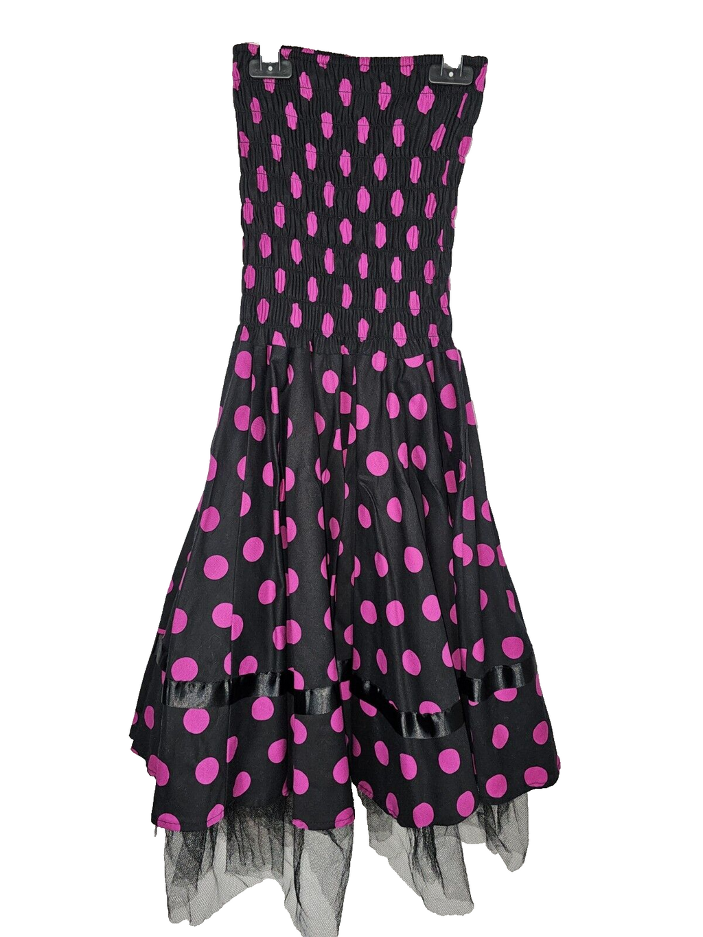 EK4544 Damen Kleid von Hearts & Roses, Schwarz/pink, Gr.380