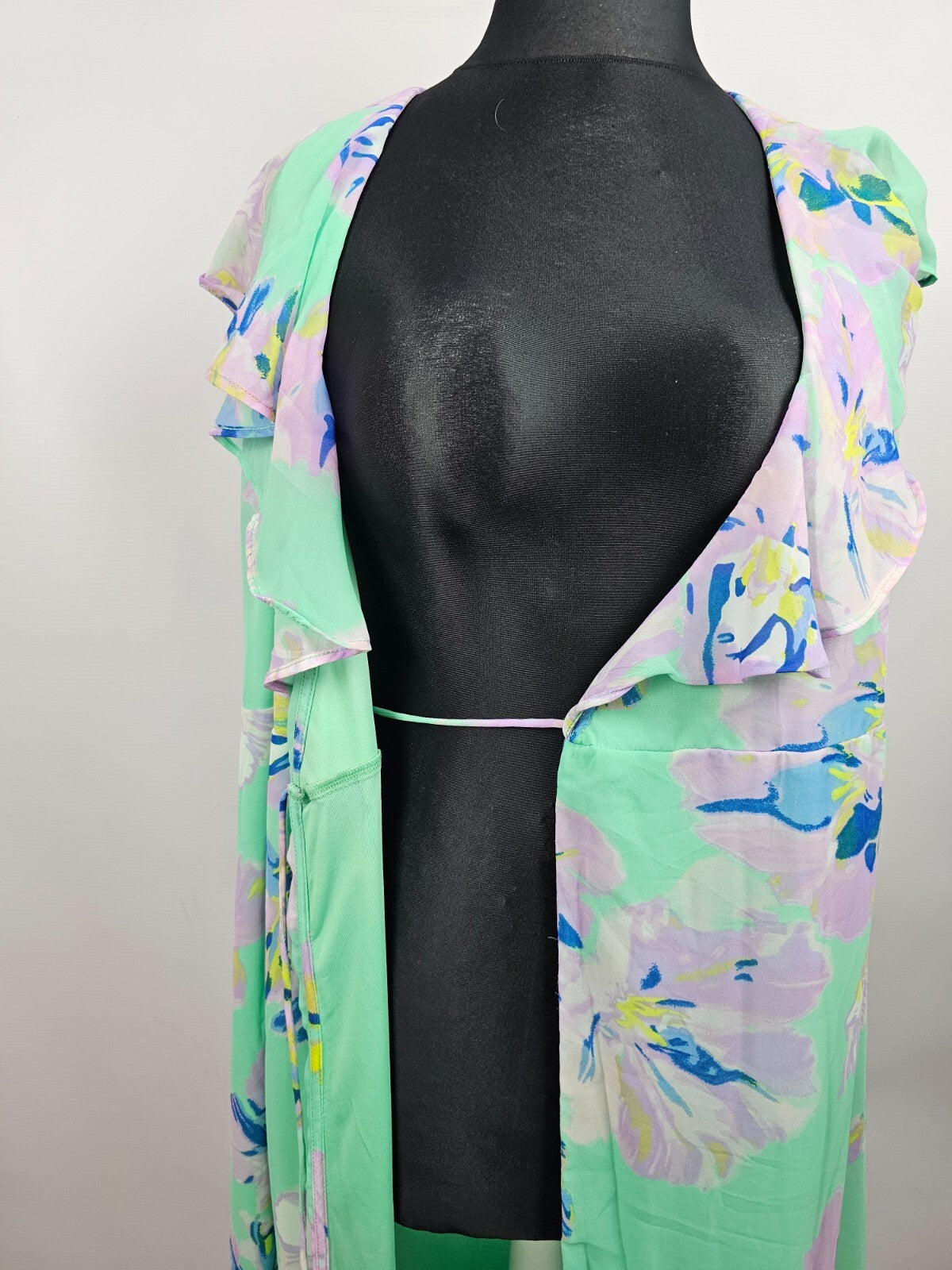EK5433 Damen Kleid von Vero Moda, grün mit Blumen, Gr. M6