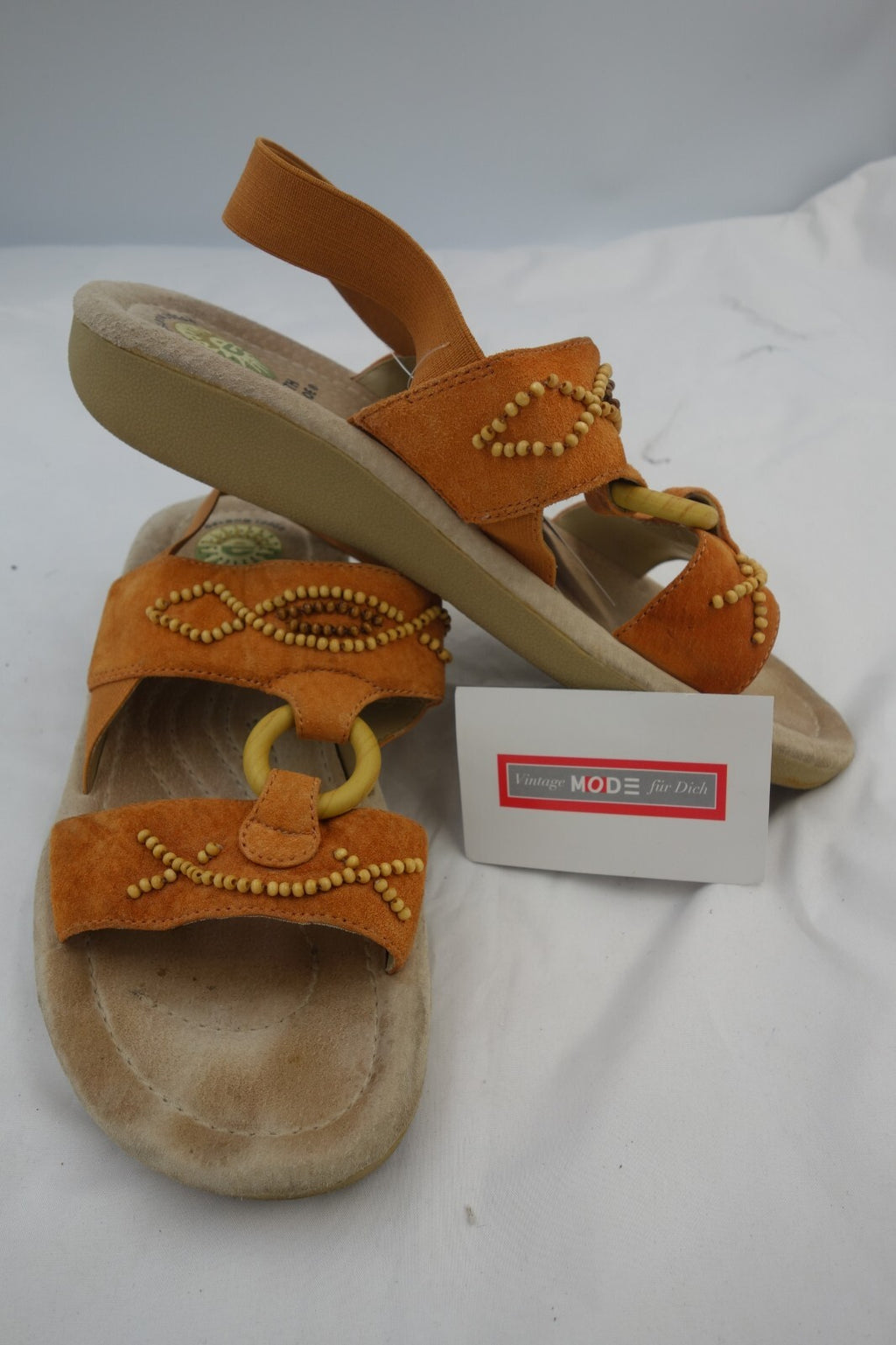 ES0567 Damen Sandalen von Earthshoe, orange, Gr. 80