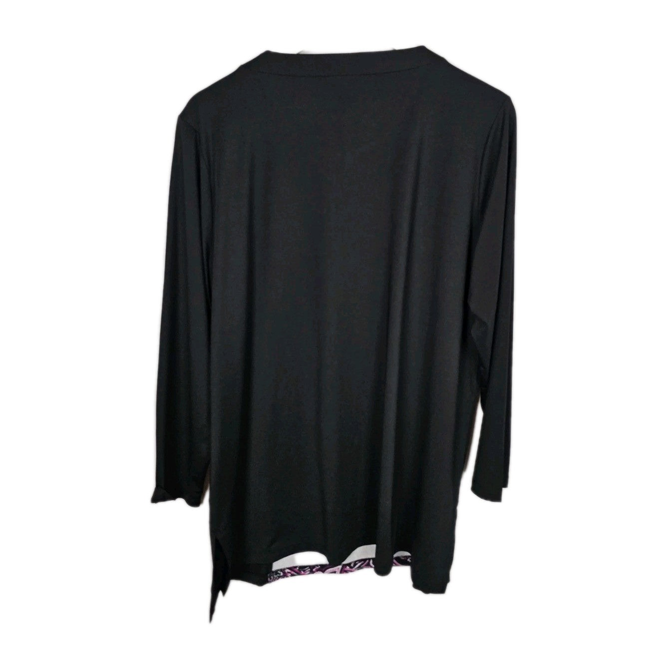 Eak9195 Damwn Bluse von M.collection, Schwarz, Gr. 484