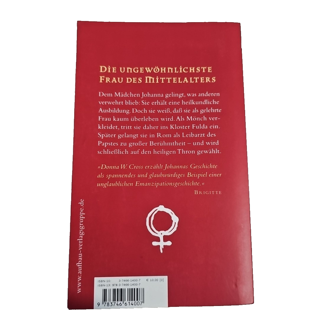 EB2680 Die Päpstin von Donna Woolfolk Cross (1998, Taschenbuch)1