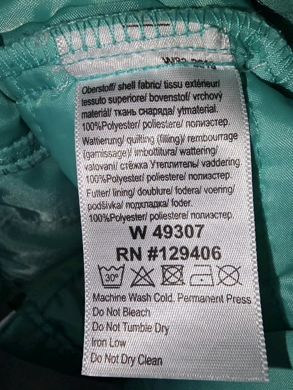 EK10994 Damen Steppjacke, Türkis, Gr. 383