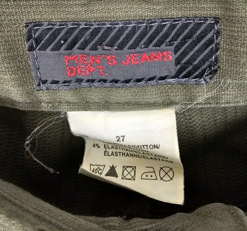 EK7297 Herren Hose Mens Jeans Dept. Gr.27 Grün1