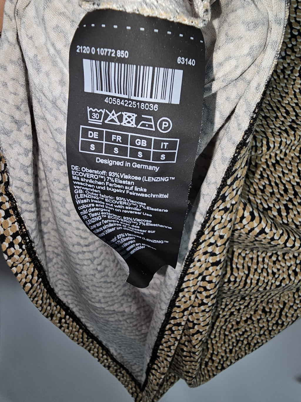 EK8196 Damen Sweatshirt von Hallhuber, Braun, Gr. S4