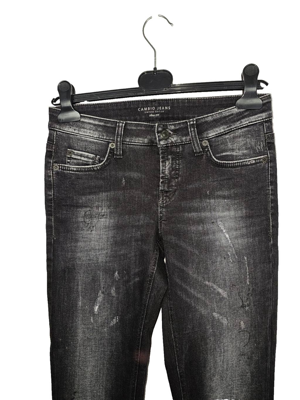 EK8567 Damen Jeans von Cambio, Schwarz, Gr. 341