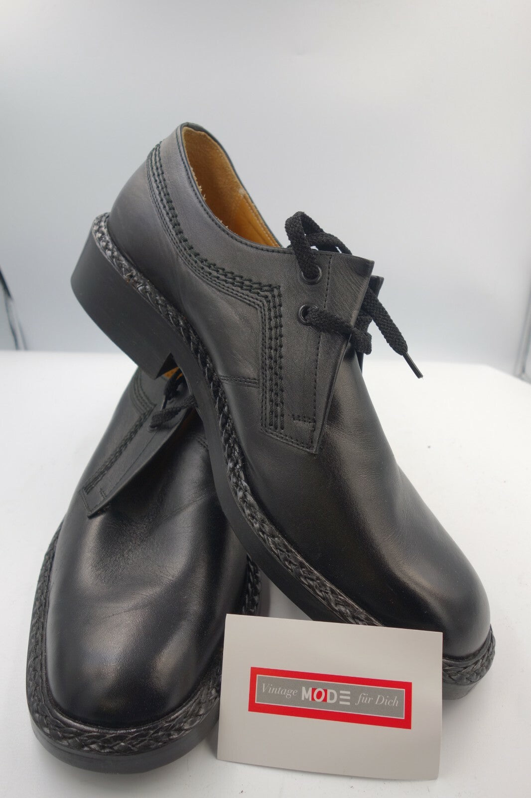 ES0314 Herren Halbschuhe von Monarch, schwarz, Gr. 9,50