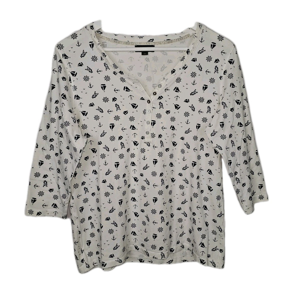 EK8808 Damen Shirt von Franco Callergari, weiß, Gr.440