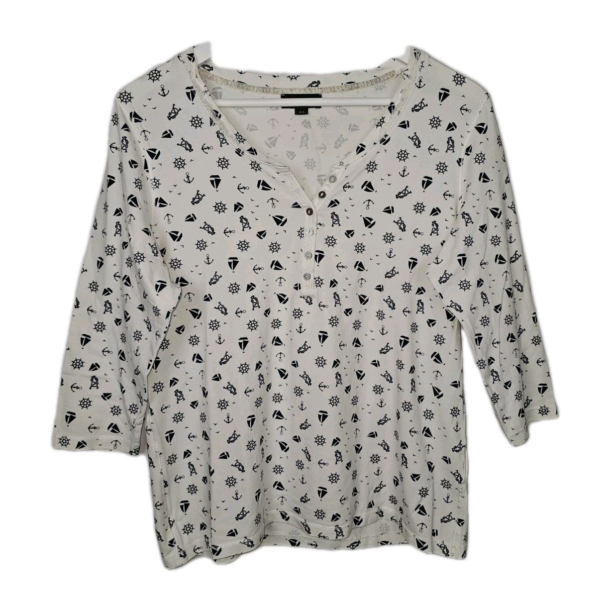 EK8808 Damen Shirt von Franco Callergari, weiß, Gr.440