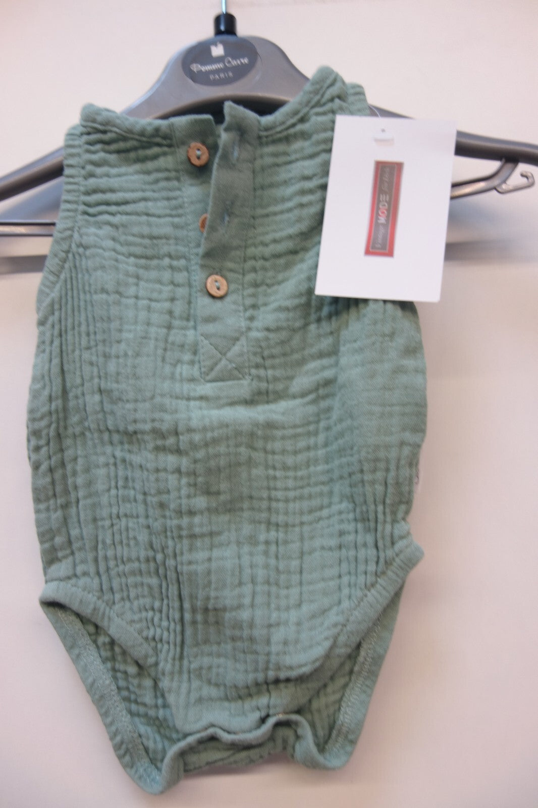 EK3311 Baby Body von Sterntaler, grün, Gr. 560