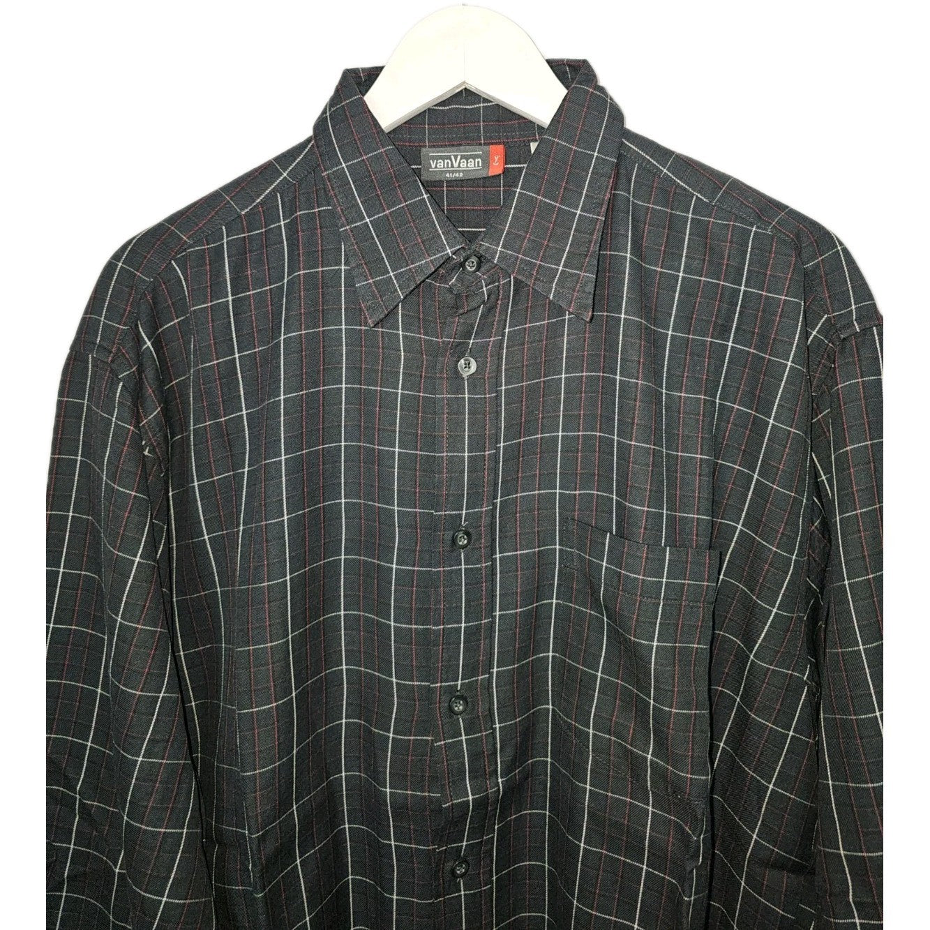 EK8726 Herren Hemd vonvanVaan, Schwarz, Gr. 41/421