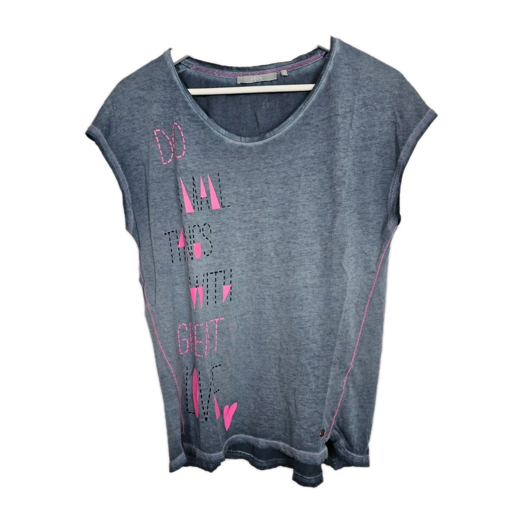EK10177 Damen T-shirt von Cecil, Blau, Gr. S0