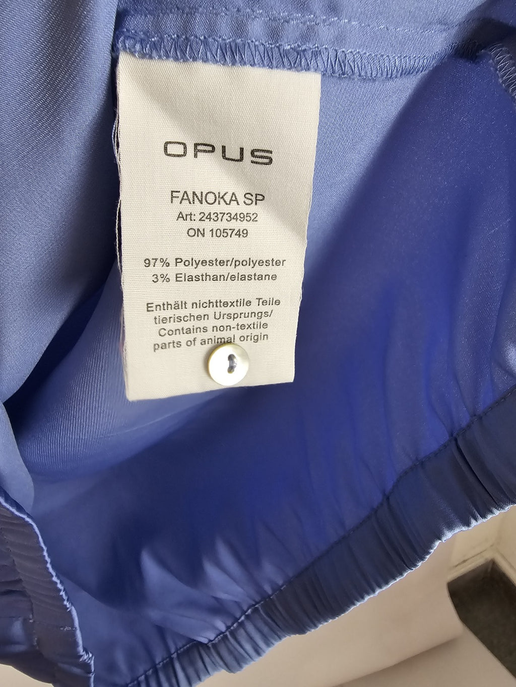 EK9180 Damen Bluse von Opus, Hellblau, Gr. 424