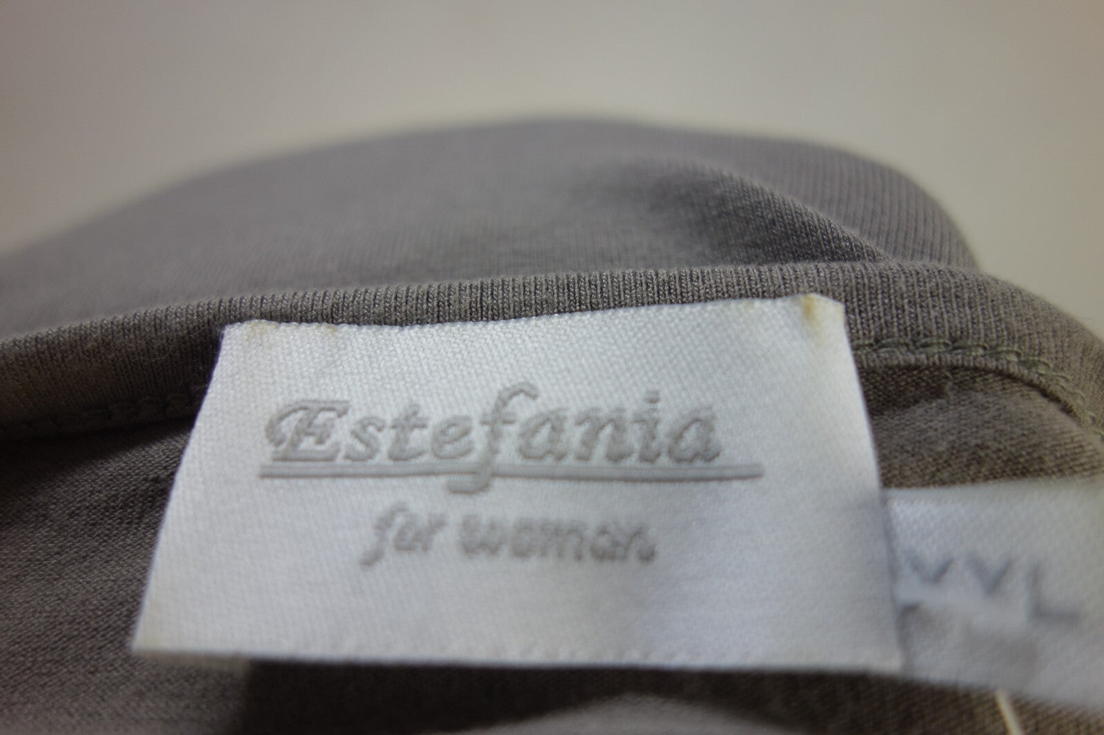 EK4089 Damen T-Shirt von Estefania, grau/weiß, Gr. 2XL5