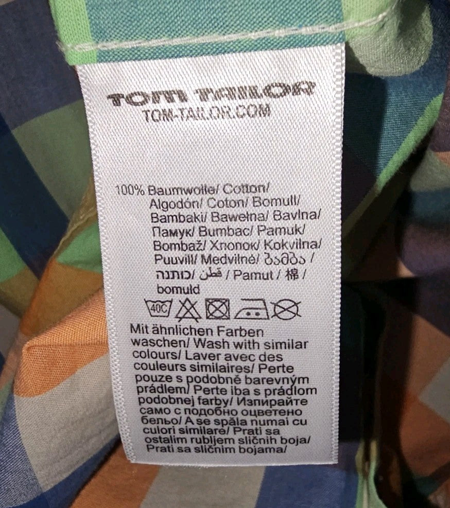 EK9425 Herren Hemd von Tom Tailor, Mehrfarbig, Gr.L3