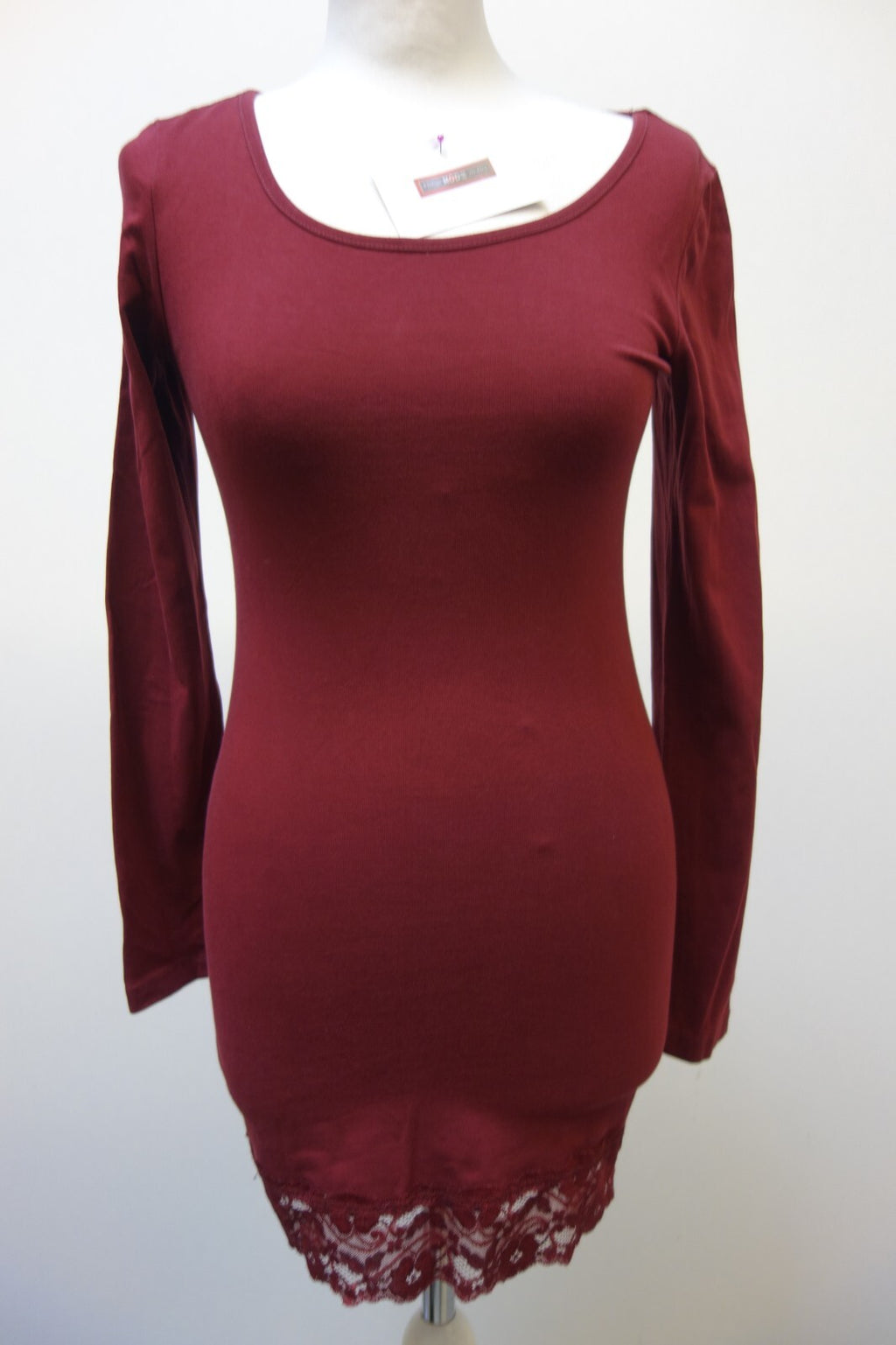 EK2297 Damen Langarmshirt von AjC, dunkelrot, Gr. 360