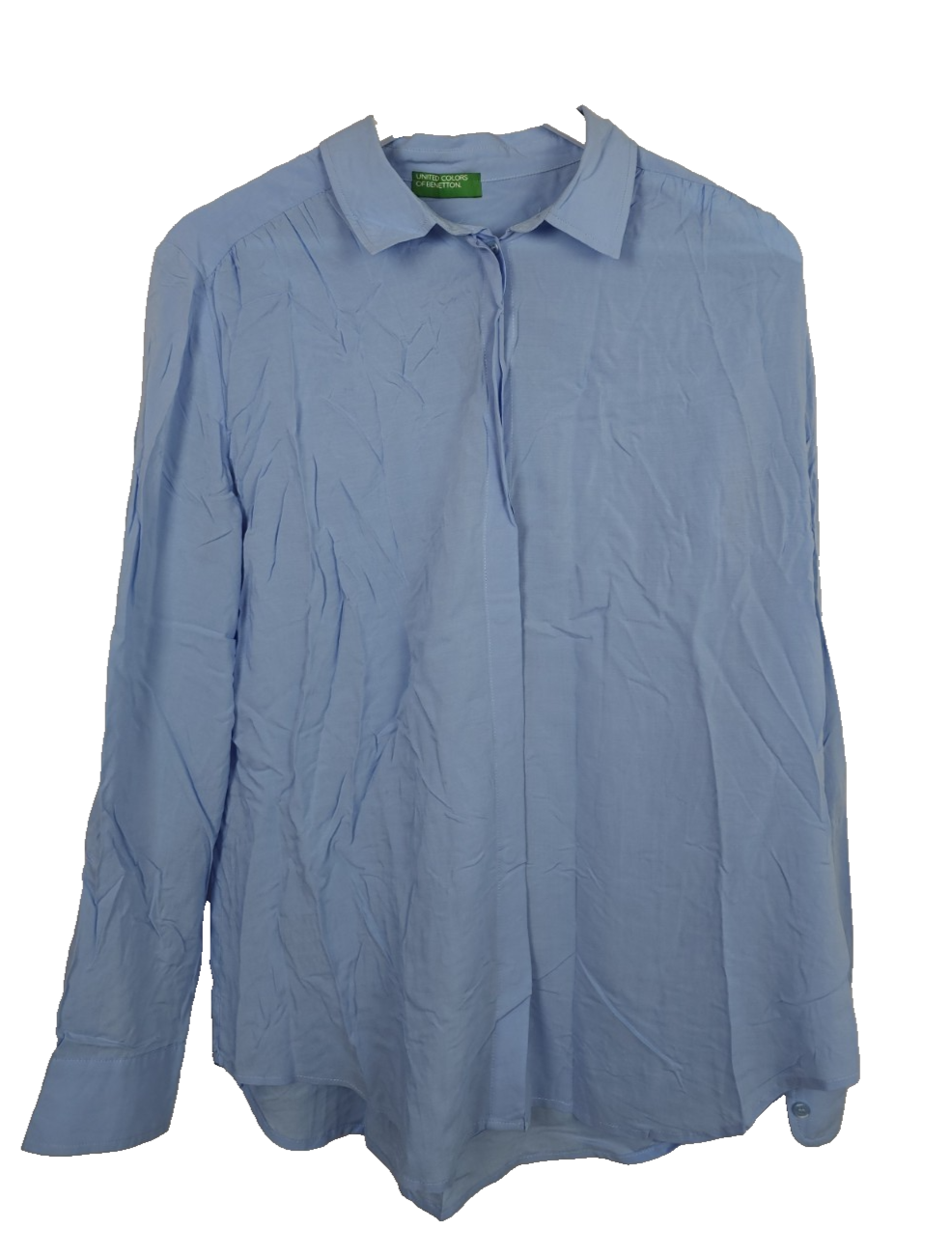 EK7808 Damen Bluse von United Colors Of Benetton, blau, Gr.L0