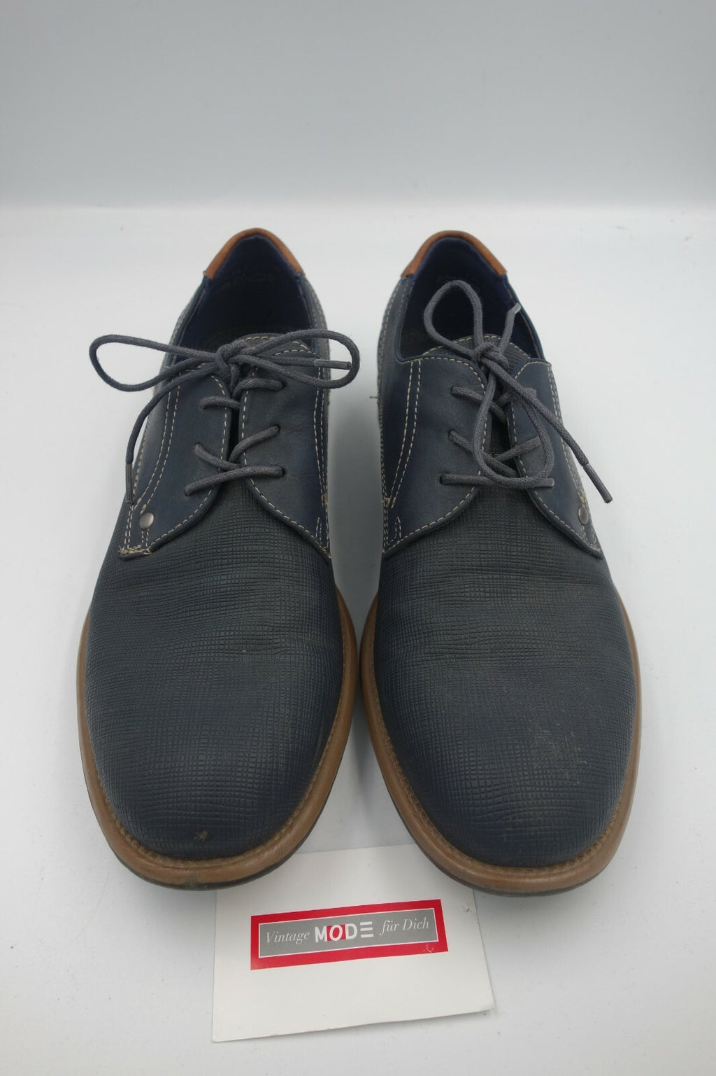 ES0284 Herren Halbschuhe von Venice, blau, 420