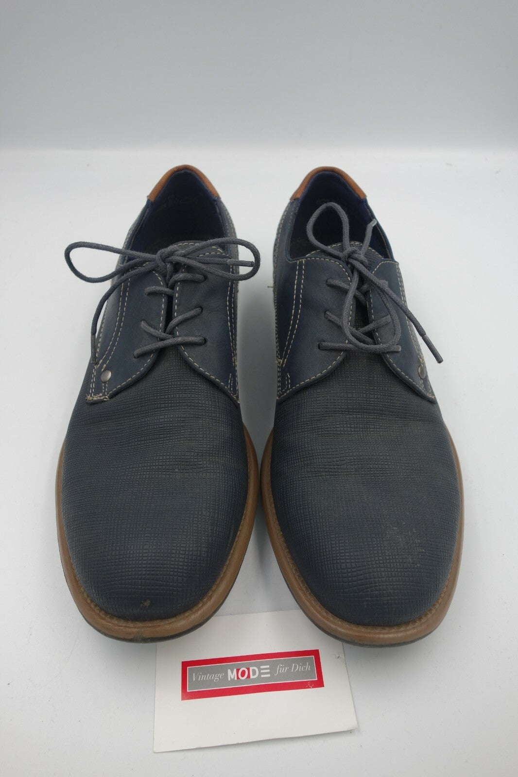 ES0284 Herren Halbschuhe von Venice, blau, 420