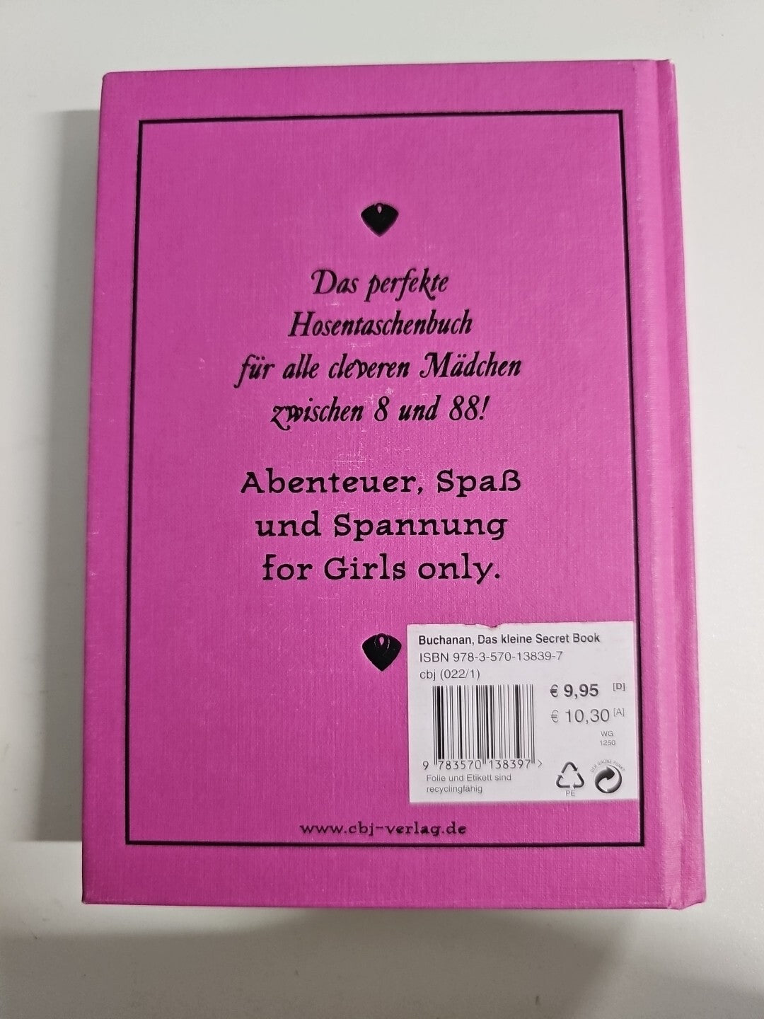 EB746 Das kleine Secret Book for Girls - Was man können muss- Buchanan,Peskowitz1
