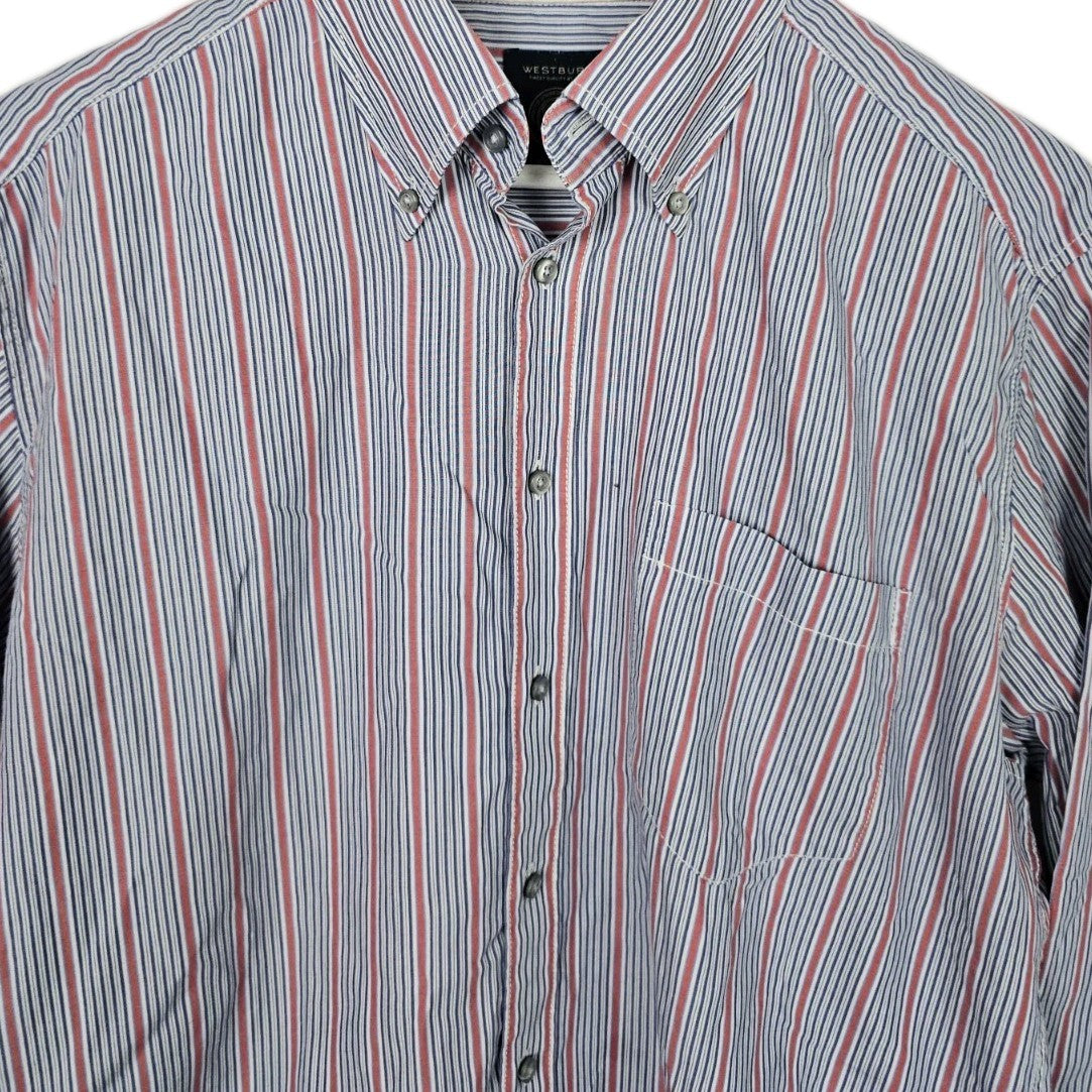 EK9130 Herren Hemd von Westbury, blau-rot-weiß, Gr.L (Größentabelle)1