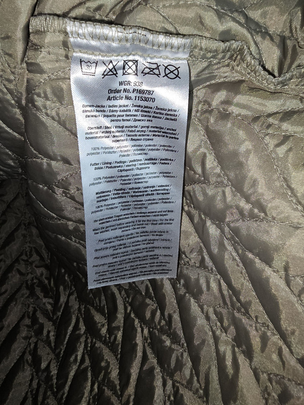 EK6000 Damen Steppjacke von Janina, Beige, Gr. 383