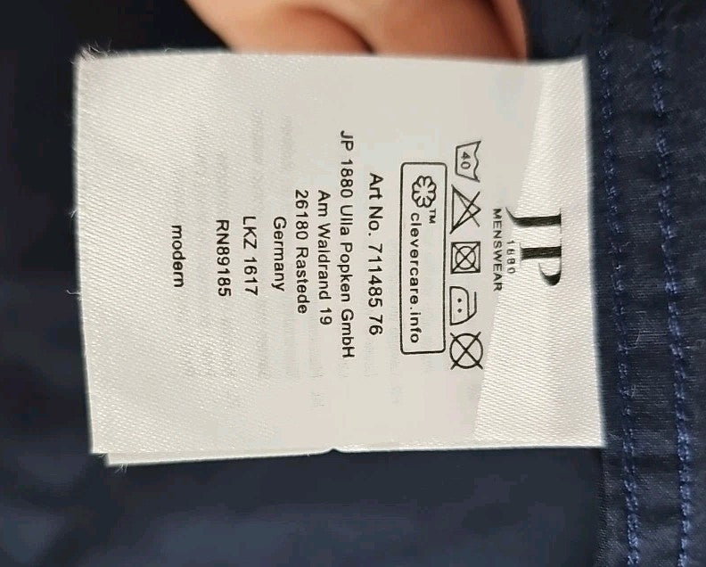 EK8643 Herren Hemd JP Modern Fit Gr.45/46 Blau3