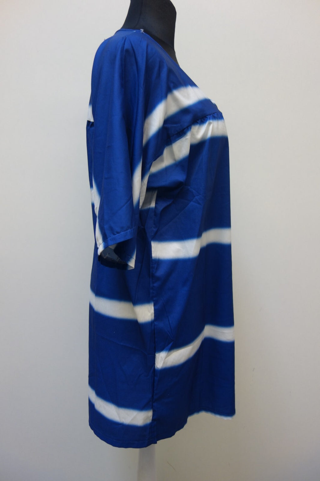 EK3489 Damen T-Shirt, Gr. 4XL, blau/weiß3