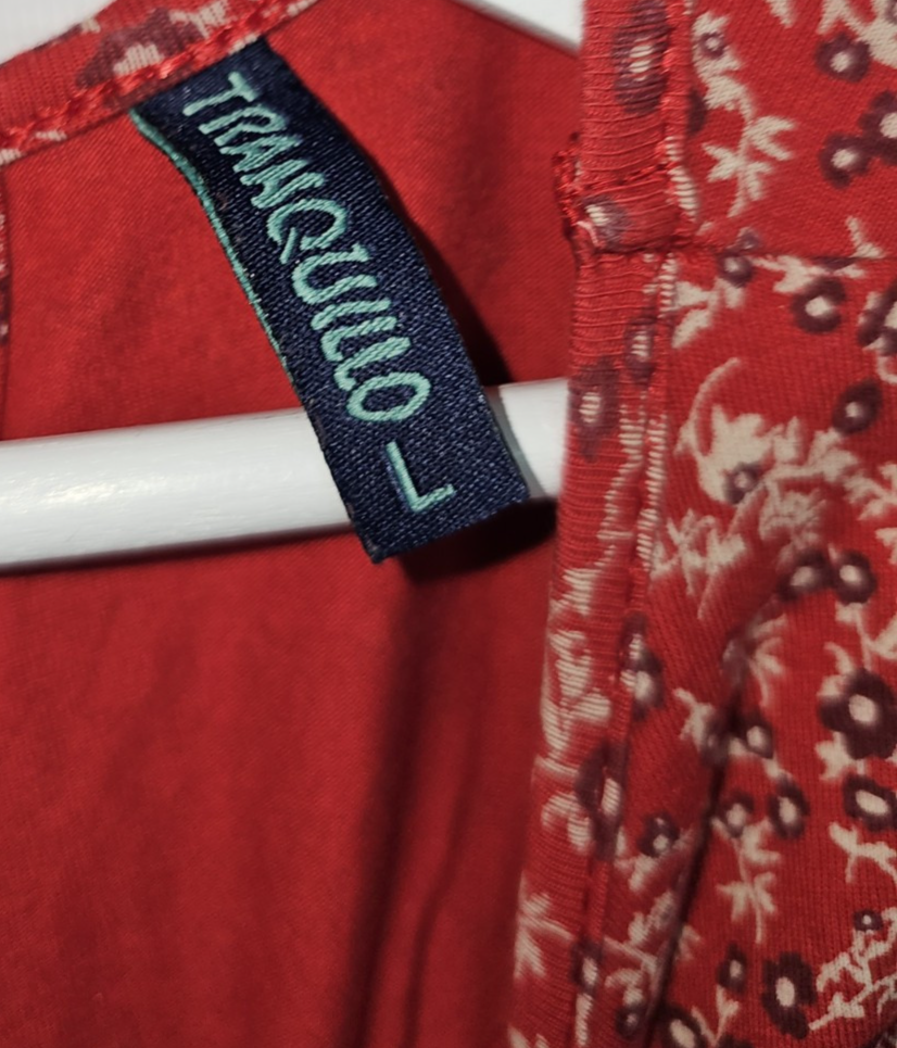 EK7233 Damen Kleid von Tranquillo, rot, Gr.L2