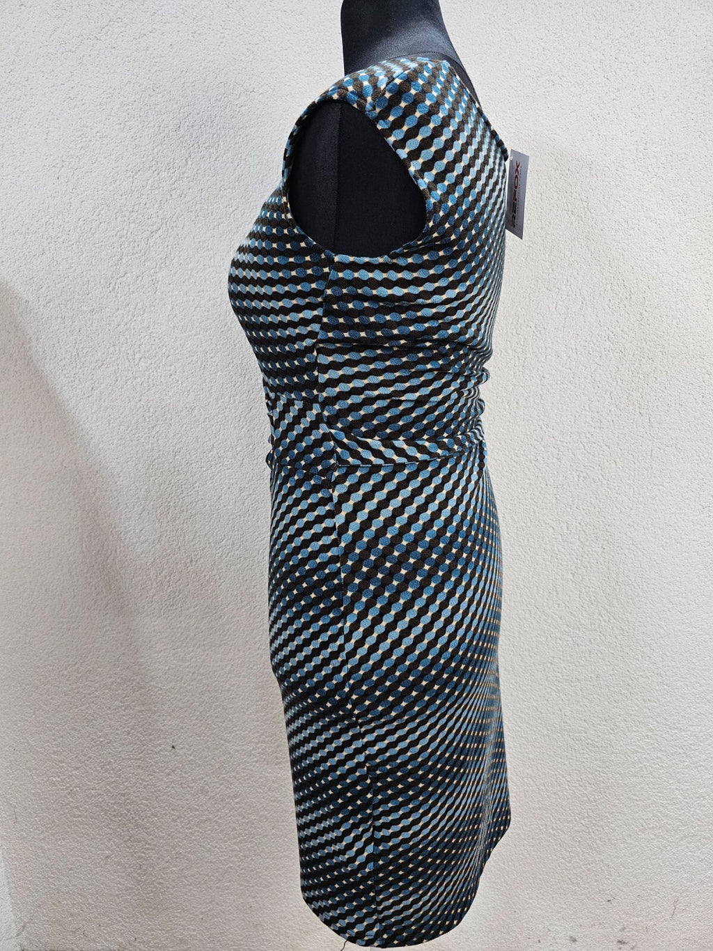 EK5945 Damen Kleid von Super Stition, blau/braun, Gr. 403
