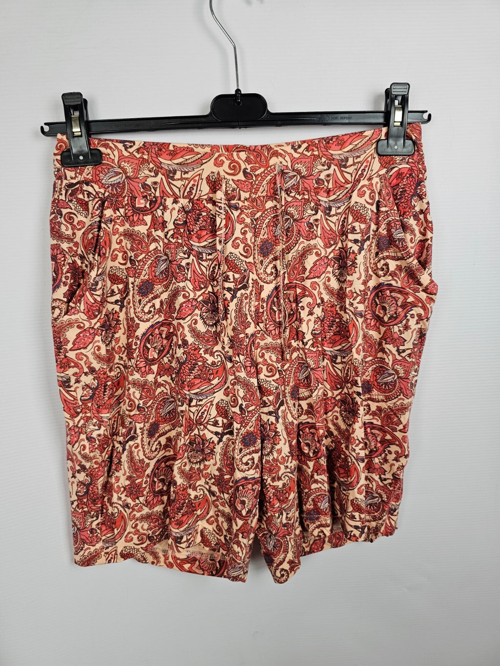 EK5602 Damen Stoff Shorts von bpc, orange/rot, Gr. 36/380