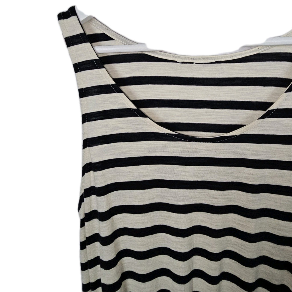 EK10479 Damen Kleid von H&M, schwarz-weiß, Gr.M1