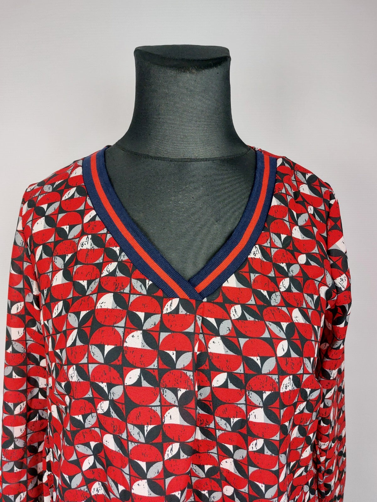 EK5057 Damen Bluse, rot, Gr.401