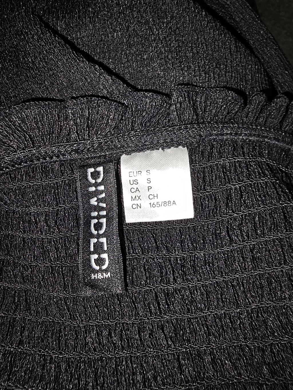 EK6523 Damen Kleid von Divided H&M, schwarz, Gr.S5