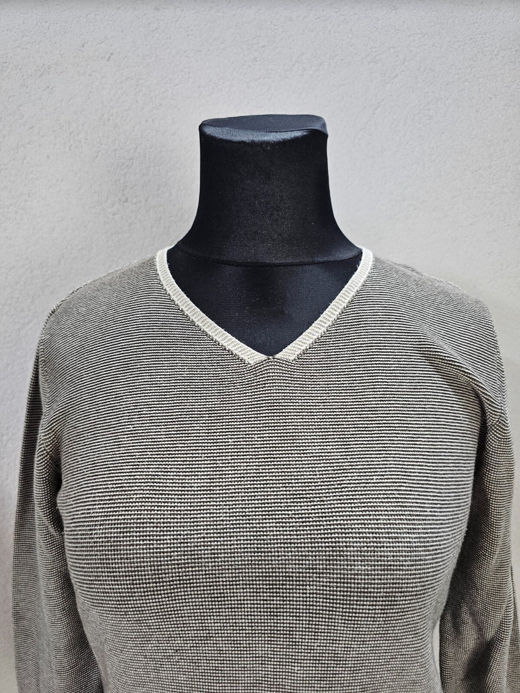EK6265 Damen Pullover von Serena Malin, grau, Gr.401