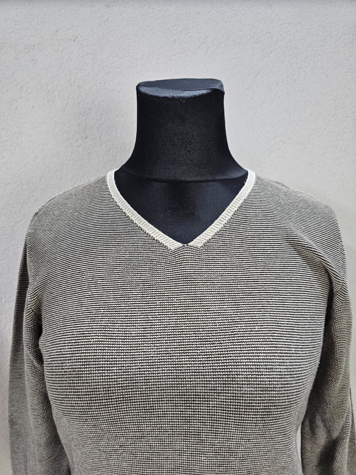 EK6265 Damen Pullover von Serena Malin, grau, Gr.401