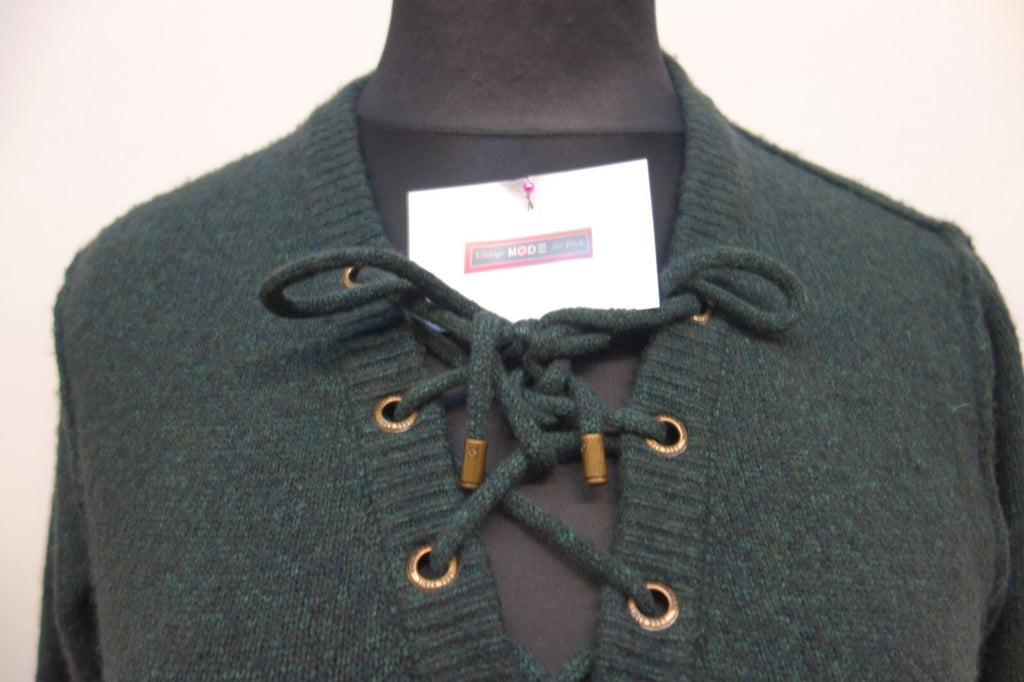 EK0587 Damen Pullover von Khujo, grün, Gr. M1