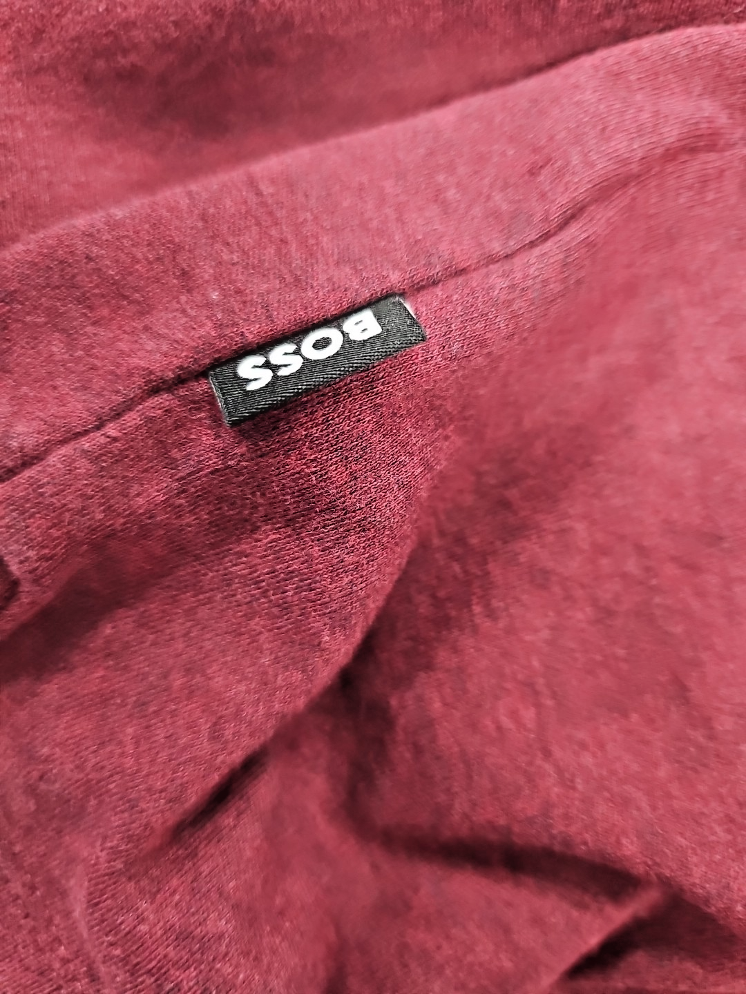 EK 7509 Herren Poloshirt Langarm Boss Bordeaux Gr.XXL3