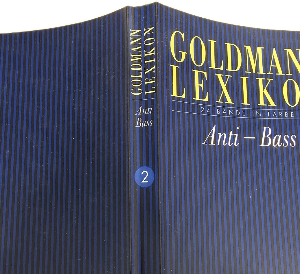 EB3917 Goldmann Lexikon, 24 Bänder in Farbe: Band 2, Anti-Bass2