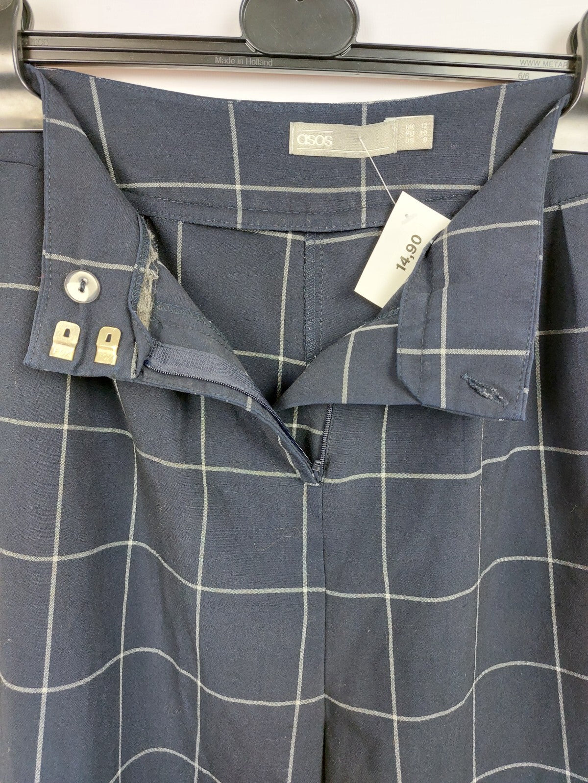 EK1750 Damen Stoffhose von Asos, blau, Gr.401