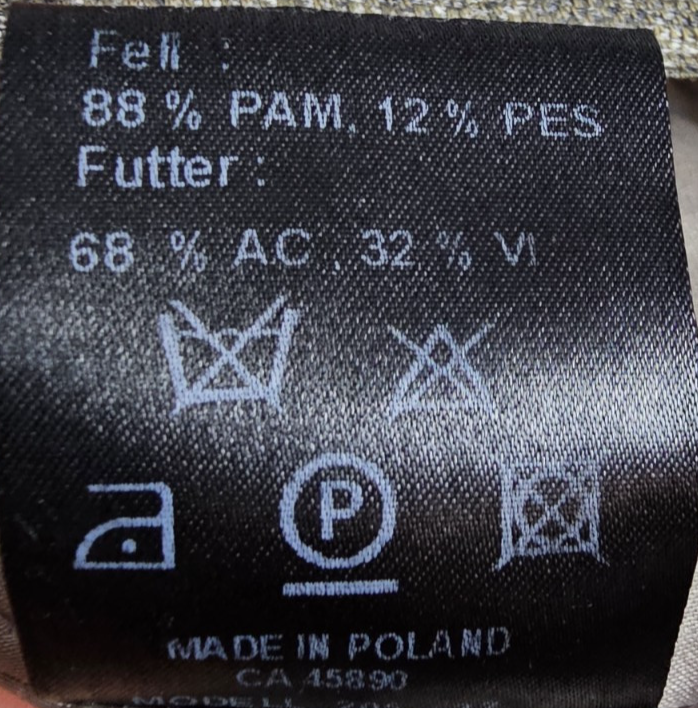 EK7208 Damen Jacke von Beate Heymann Streetcouture,  Braun, Gr.3810