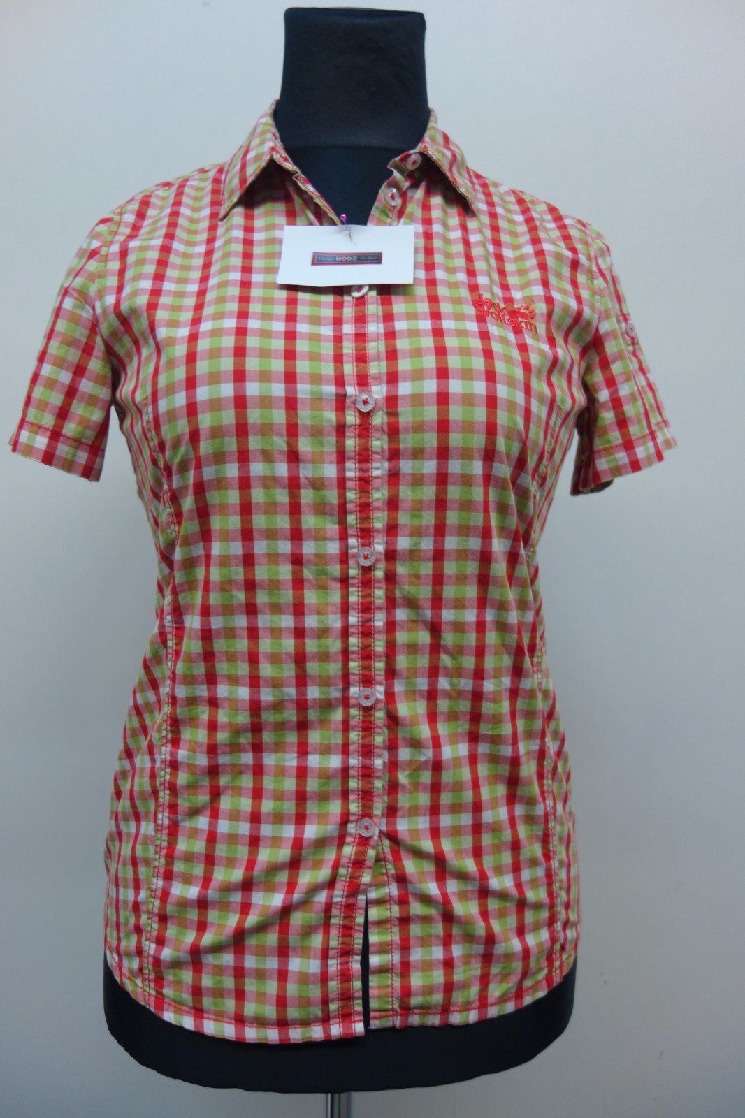 EK0417 Damen Bluse von Jack Wolfskin, kariert, Gr. M0