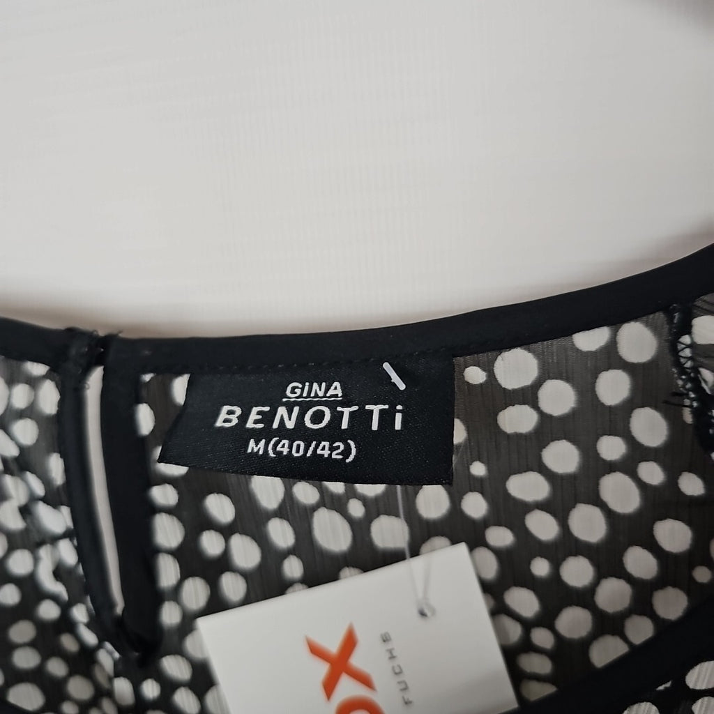 EK1328 Damen Bluse von Gina Benotti, Schwarz, Gr.40/423