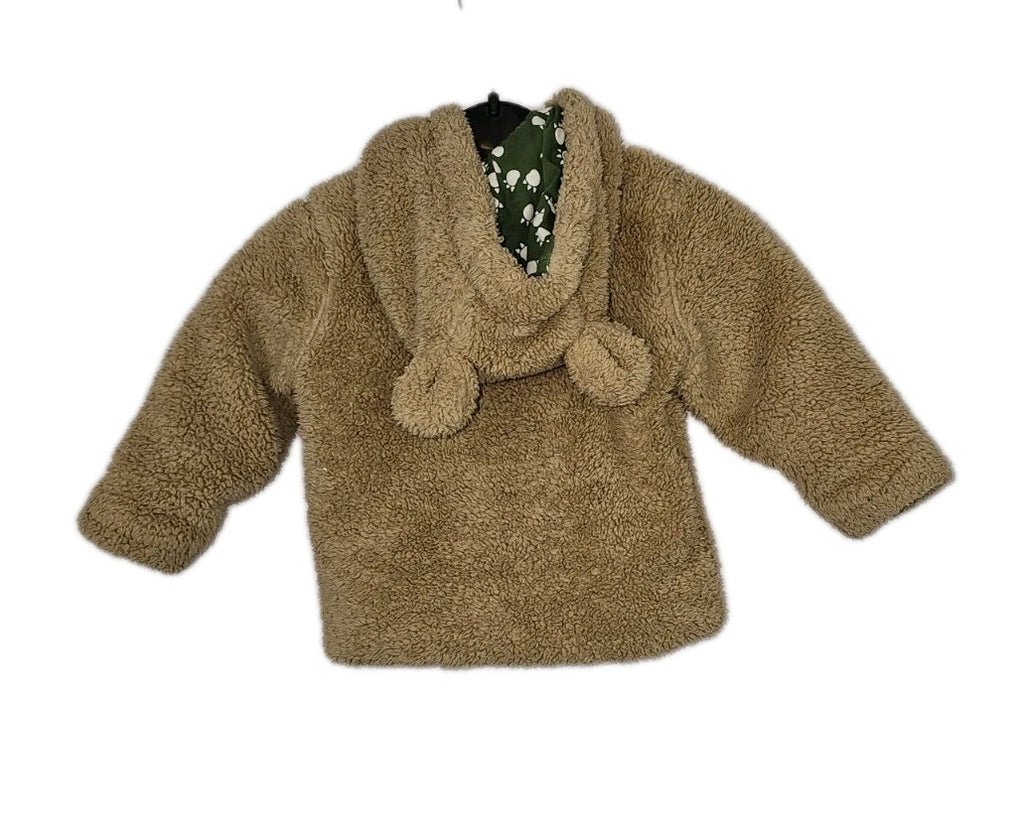 EK11330 Kinder Felljacke von Dopo Dopo, Braun, Gr. 683