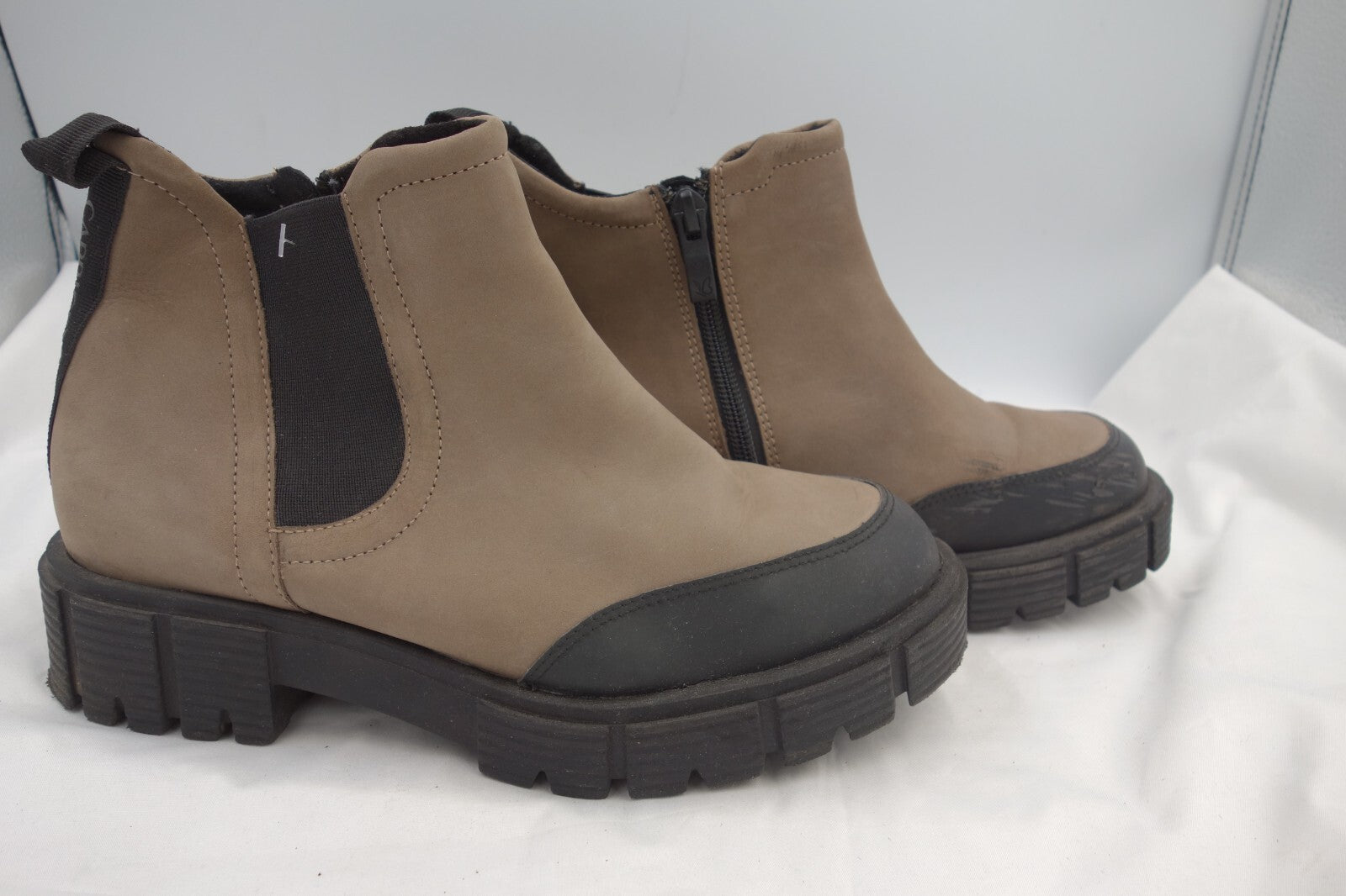 ES0037 Damen Stiefeletten von Caprice, beigebraun, Gr. 362