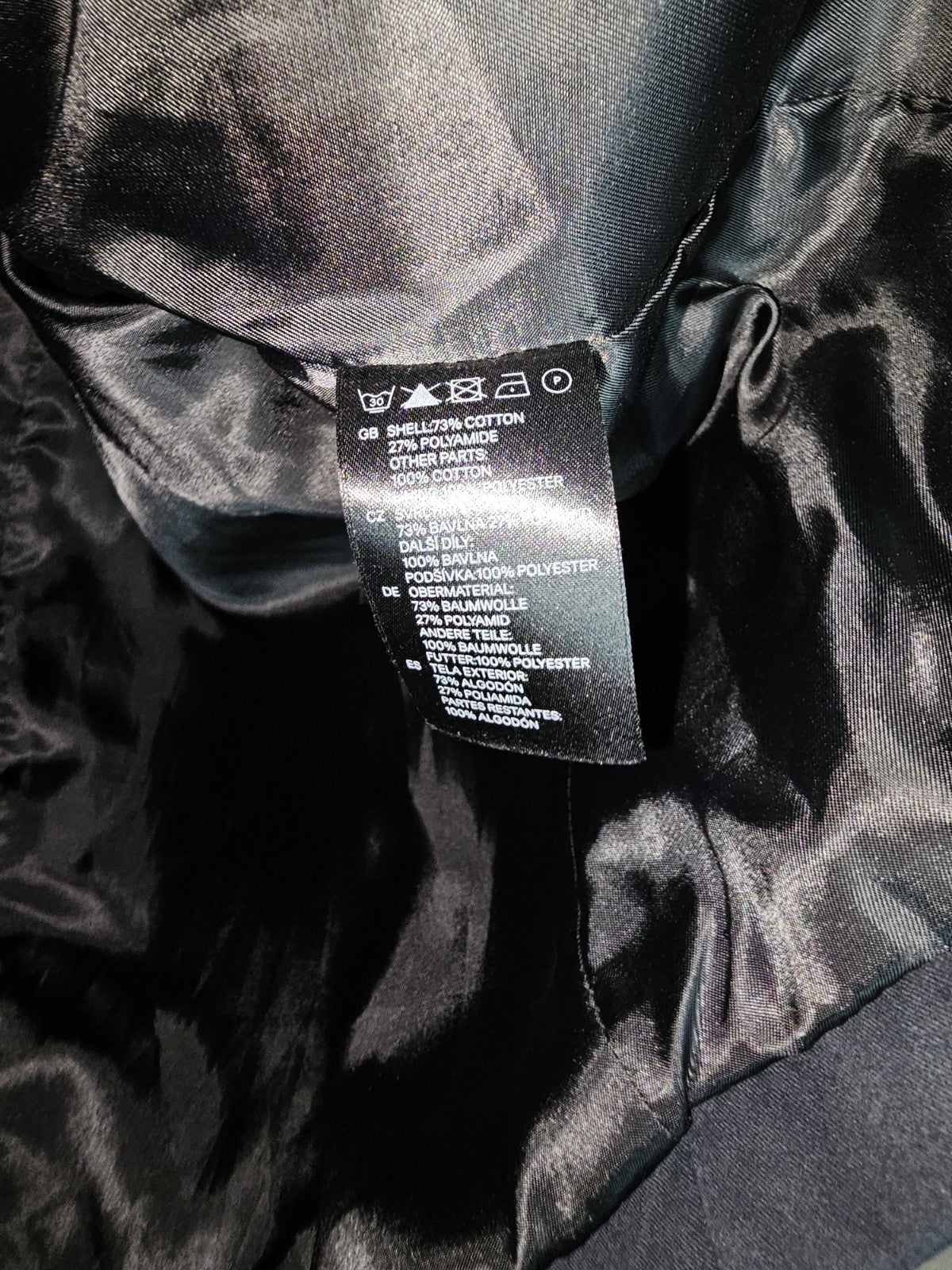 EK7711 Herren Jacke von H&M, dunkelblau, Gr.543