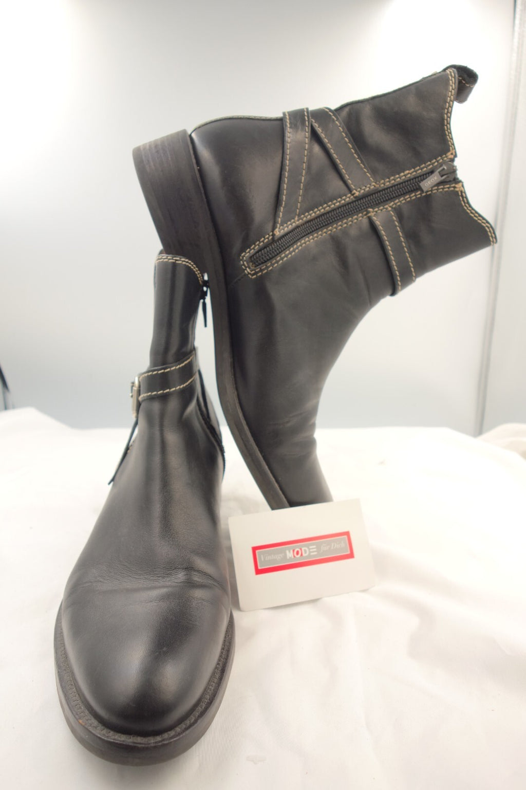 ES0193 Damen Stiefeletten von Geox, schwarz, Gr. 390